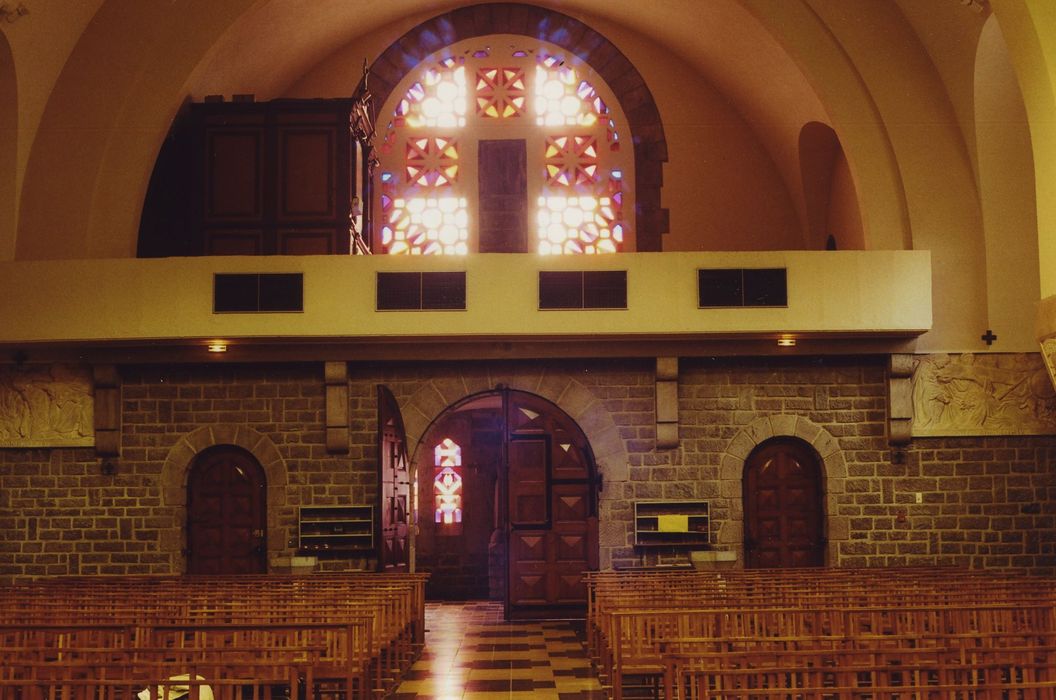 Eglise du Sacré Coeur : Eglise haute, tribune sud, vue générale