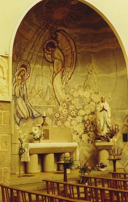 Eglise du Sacré Coeur : Eglise haute, chapelle ouest, vue générale