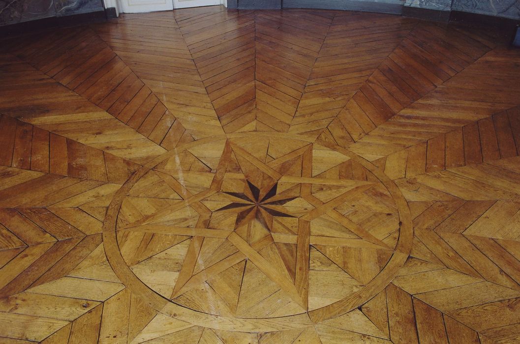 Hôtel de la Préfecture : Rotonde, rez-de-chaussée, détail du parquet