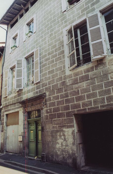 Hôtel de Cébié : Façade sur rue, vue partielle