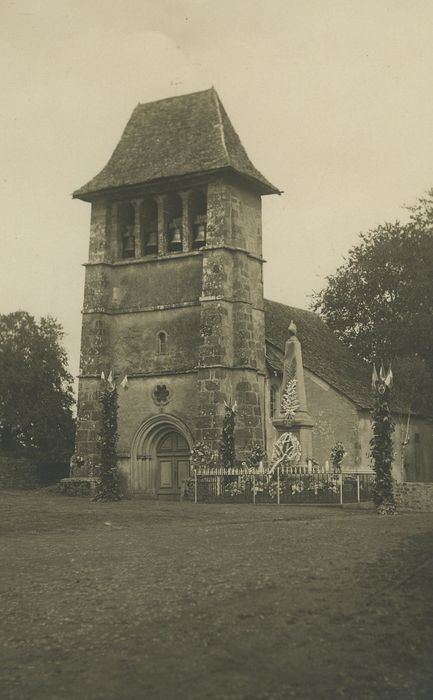 Eglise Saint-Martin : Façade occidentale, vue générale