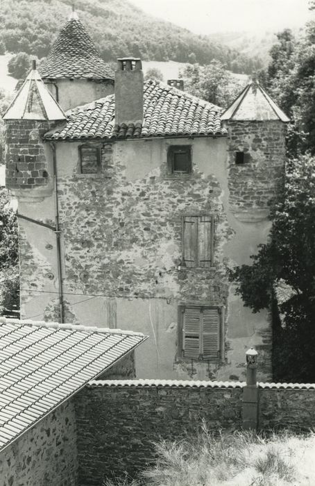 Château de Bonnac : Façade est, vue générale