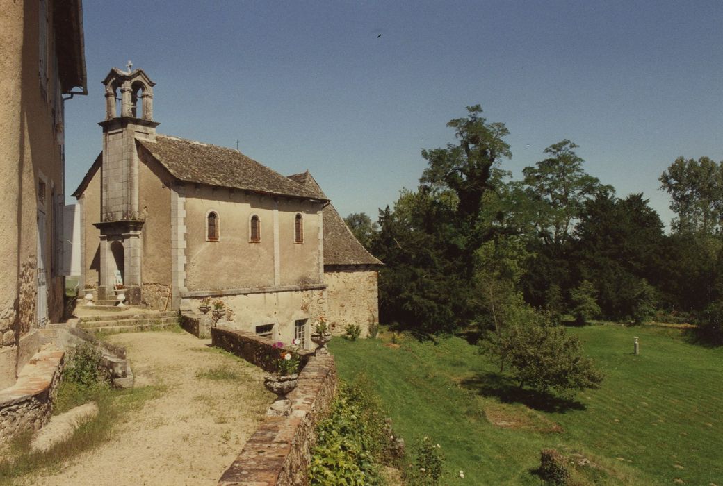 chapelle, ensemble sud-ouest, vue générale