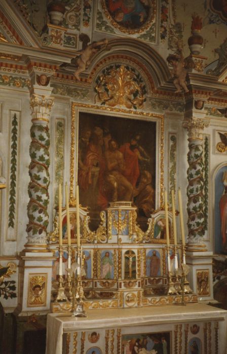 autel, retable (maître-autel) 