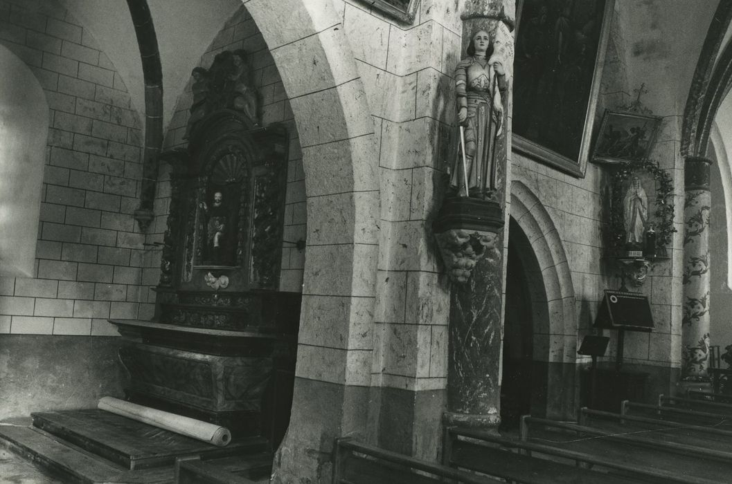 Eglise Saint-Martin : 2e chapelle nord, vue partielle