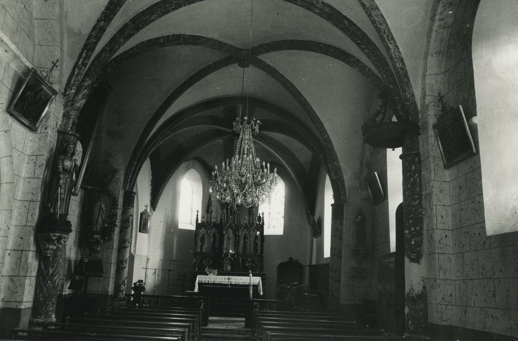 Eglise Saint-Martin : Nef, vue générale