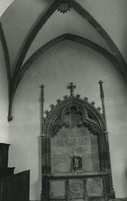 Eglise Saint-Martin : 3e chapelle nord, vue générale de l'enfeu