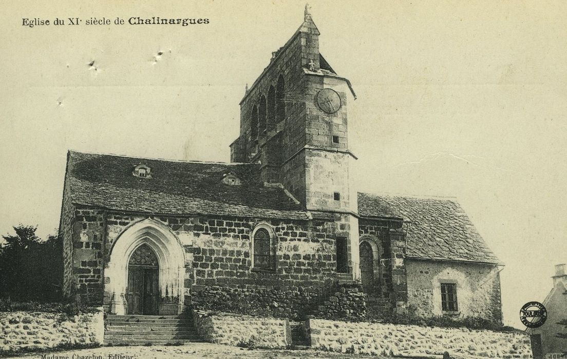 Eglise Saint-Barthélémy : Façade latérale sud, vue générale