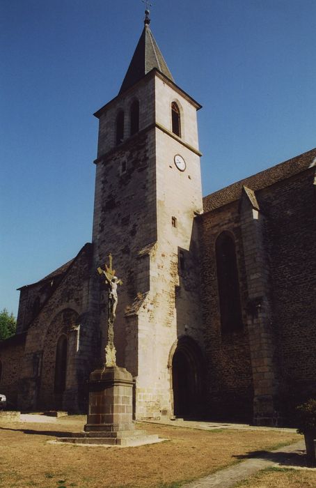 Eglise Saint-Blaise et Saint-Martin : Façade latérale sud, vue partielle