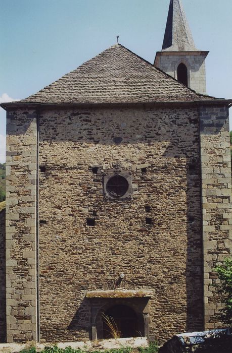 Eglise Saint-Blaise et Saint-Martin : Façade occidentale, vue générale