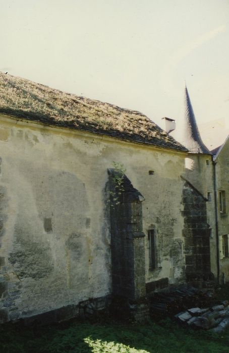 Ancien prieuré : Façade nord, vue partielle