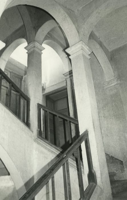 Château : Escalier d'honneur, vue partielle