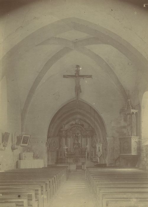 Eglise Saint-Martin : Nef, vue générale