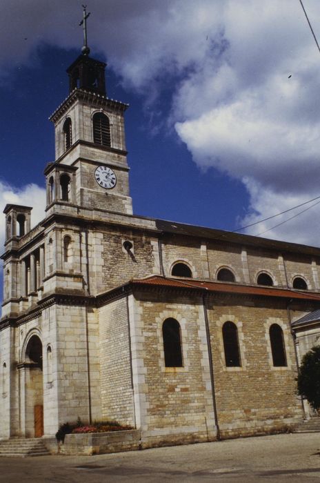 Eglise Saint-Rémy : Ensemble sud-est, vue partielle