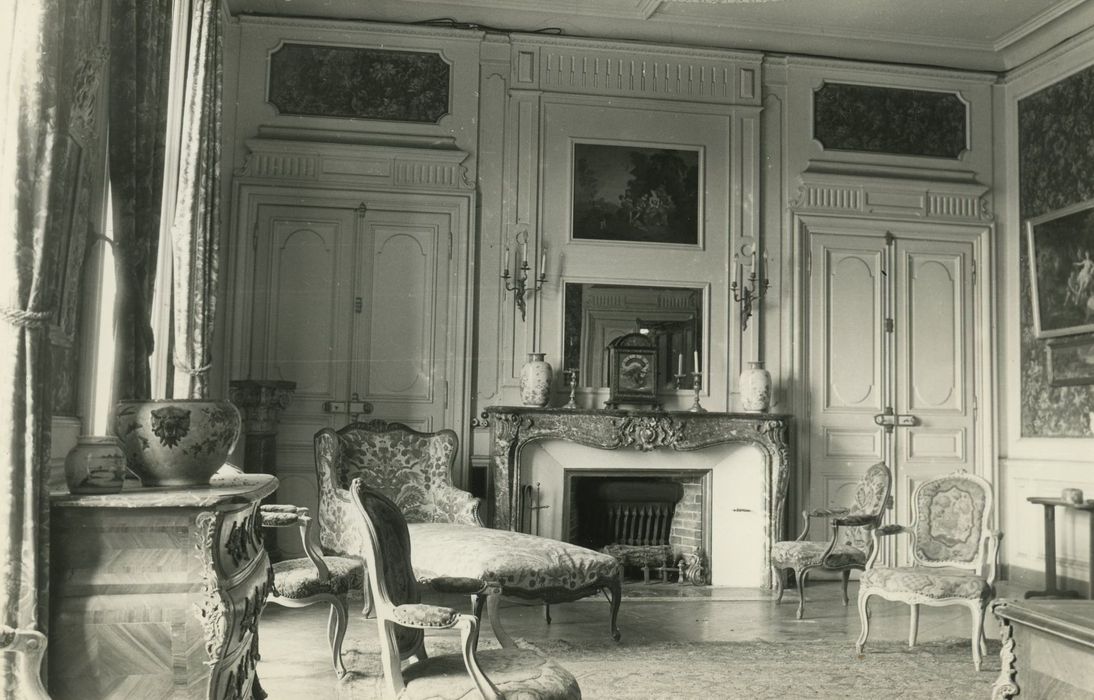 Château de Rocheprise : Salon, vue générale