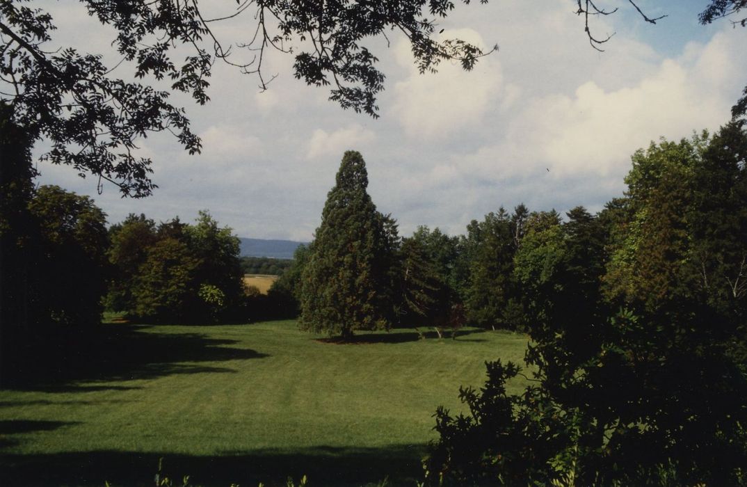 Château : Parc ouest, vue générale