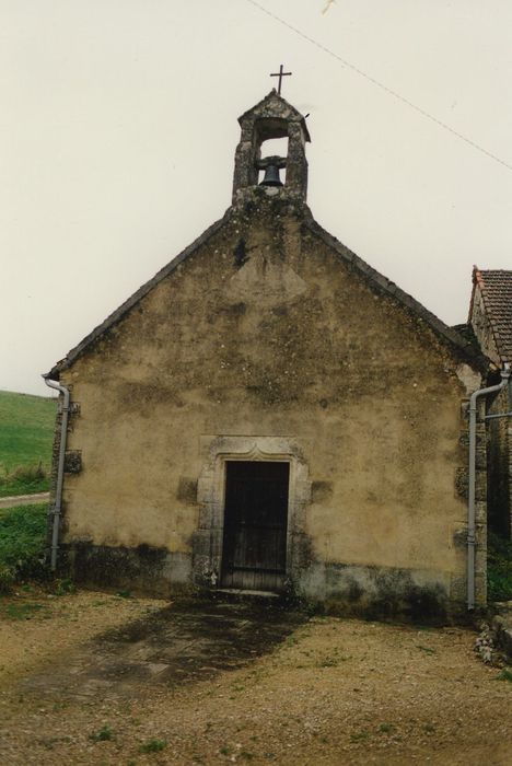 Chapelle Saint-Renobert de Romprey : Façade occidentale, vue générale