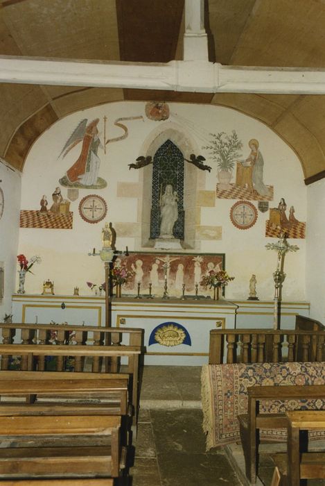 Chapelle Saint-Renobert de Romprey : Nef, vue partielle