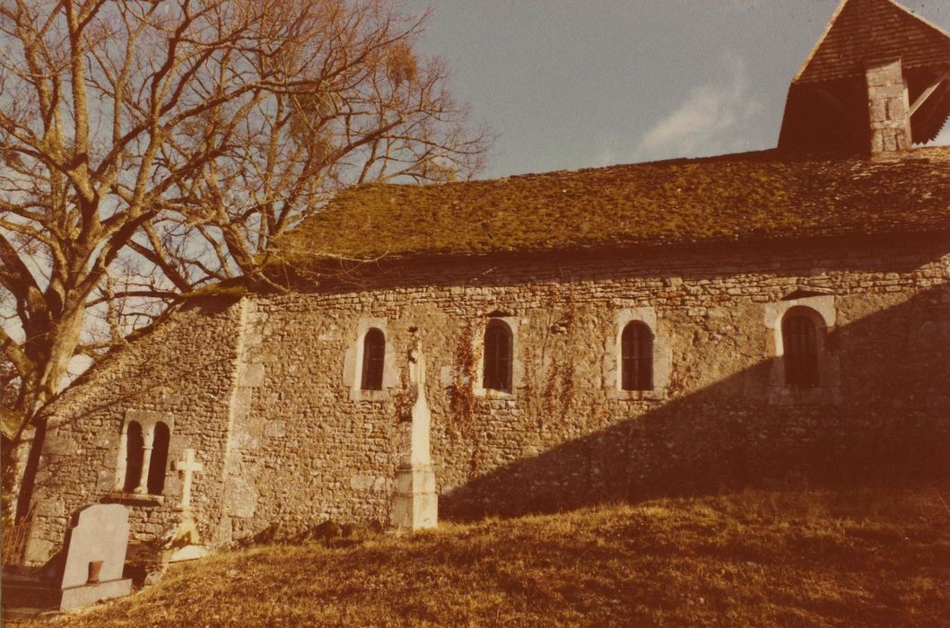 Eglise Saint-Ambroise : Façade latérale nord, vue partielle