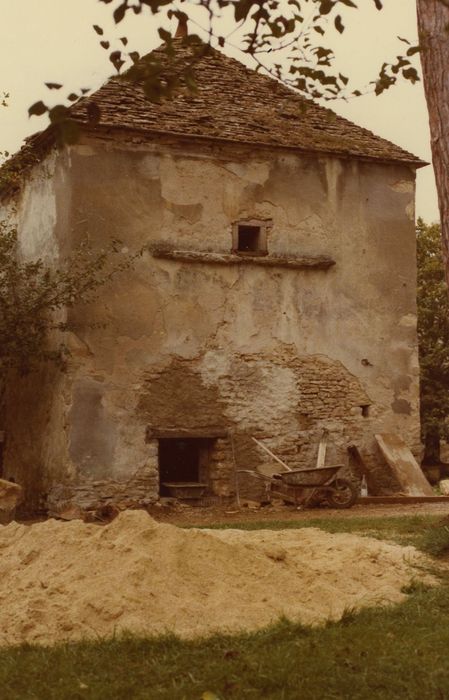 Ancienne Abbaye cistercienne de la Bussière : Colombier, façade ouest, vue générale