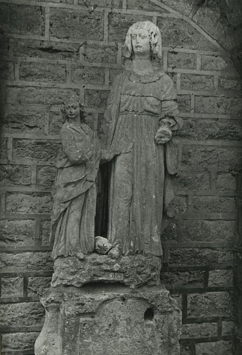 groupe sculpté : Sainte Anne et la Vierge