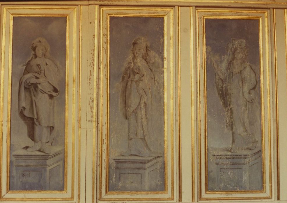 ensemble des boiseries de la galerie : Sibylles (les), vue partielle - © Ministère de la Culture (France), Médiathèque du patrimoine et de la photographie, tous droits réservés