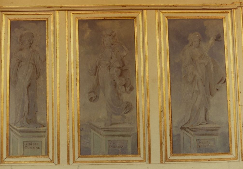 ensemble des boiseries de la galerie : Sibylles (les), vue partielle - © Ministère de la Culture (France), Médiathèque du patrimoine et de la photographie, tous droits réservés