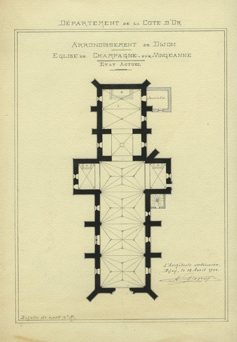 Eglise : Plan, vue générale