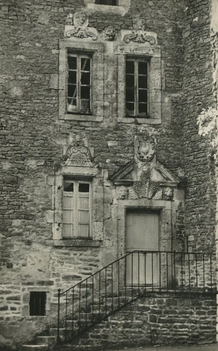 Maison dite du Mouton : Façade sur rue, vue partielle