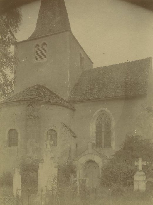 Eglise : Chevet, vue générale