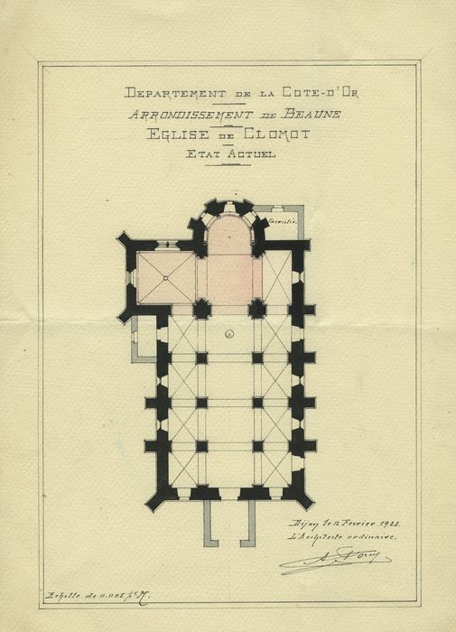 Eglise : Plan, vue générale