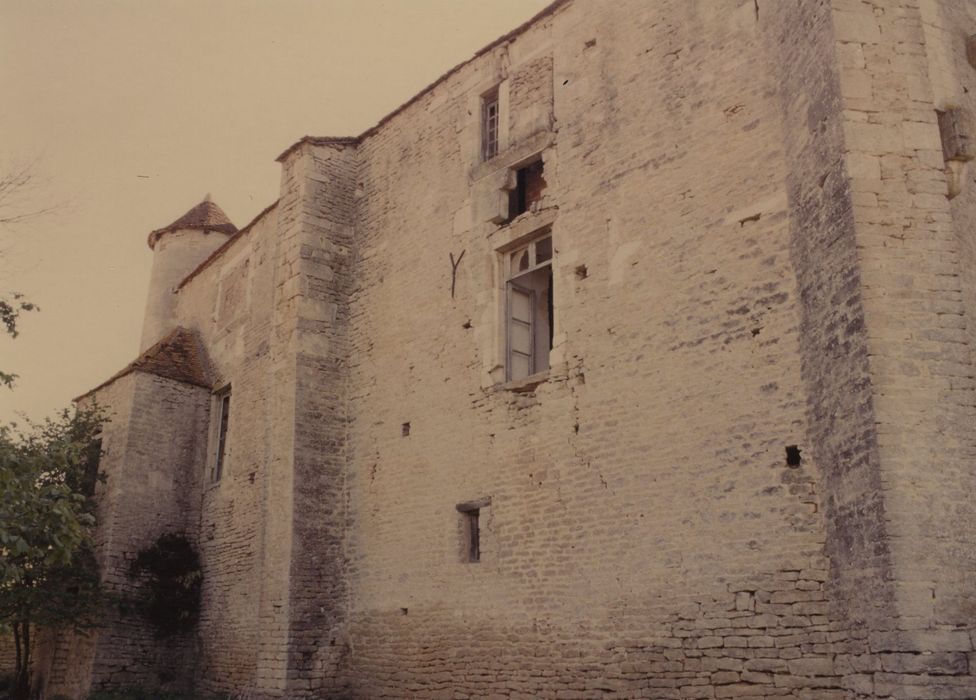 Château : Bâtiment est, façade est, vue générale