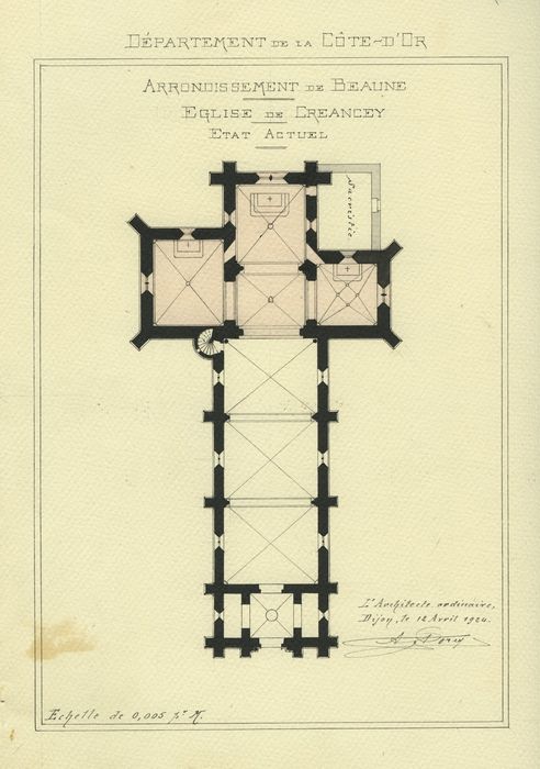 Eglise : Plan, vue générale