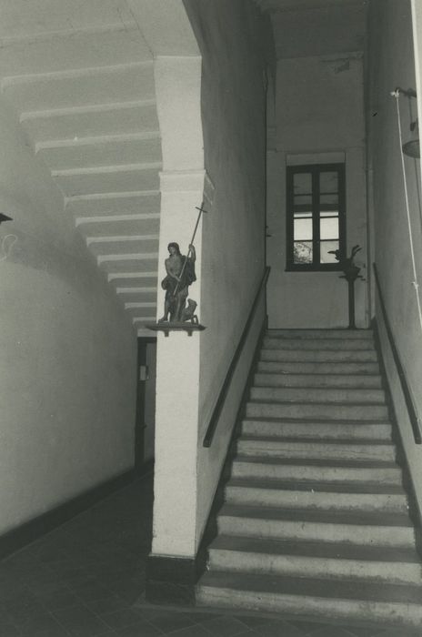 Couvent des Carmes, puis de la Visitation (ancien) : Escalier est, vue générale