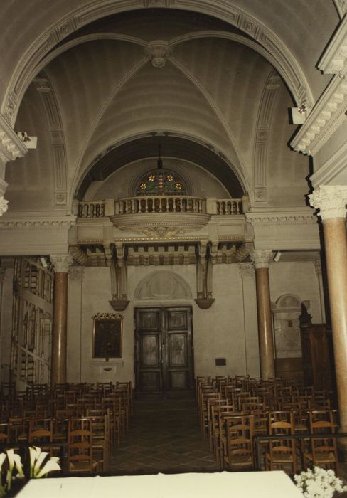 Couvent des Carmes, puis de la Visitation (ancien) : Chapelle, nef, vue générale