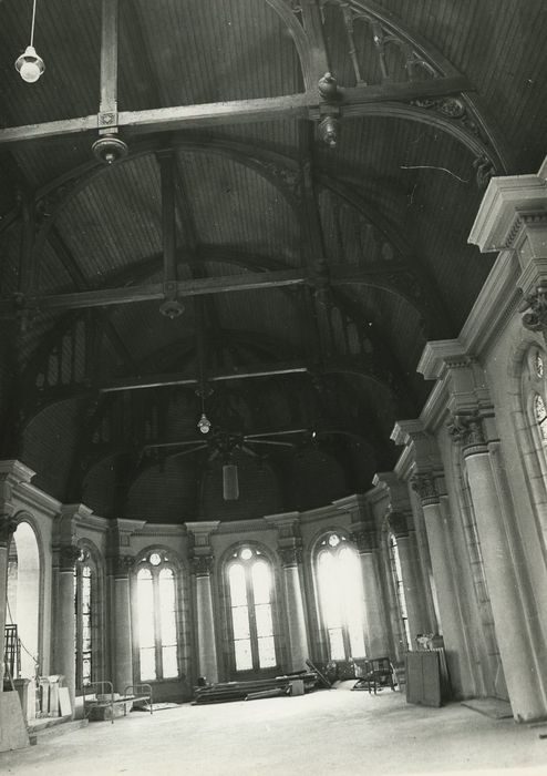 Ecole Saint-François de Sales (ancienne) : Chapelle, nef, vue générale