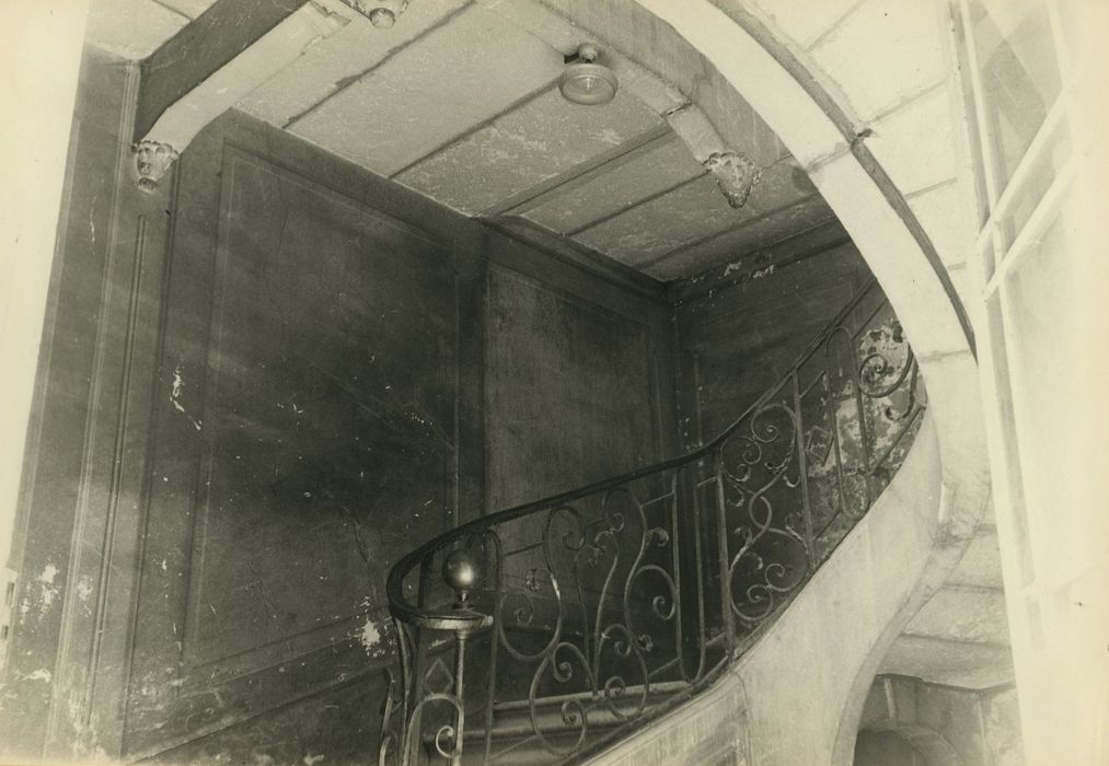 Hôtel Berbisey : Escalier d’honneur, vue partielle