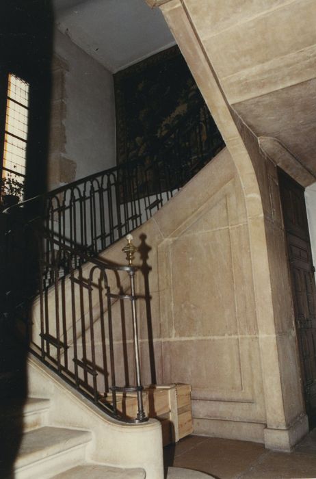 Hôtel Buffon : Escalier d’honneur, vue partielle