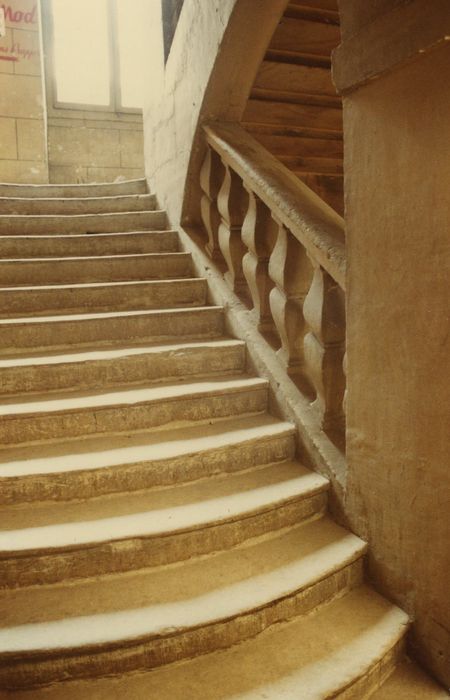 Hôtel Burteur : Escalier d’honneur, vue partielle