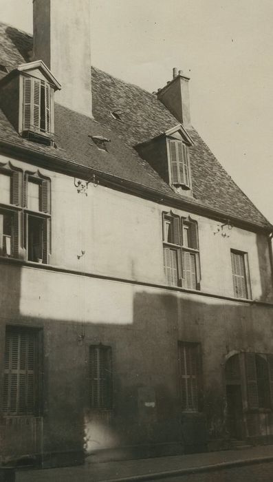 Hôtel de Noident : Façade sur rue, vue générale