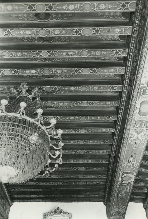 Hôtel de Berbis : Plafond peint, vue partielle