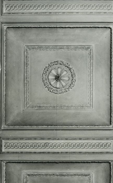 Hôtel du Président Bouhier : Salon Louis XVI, détail du plafond