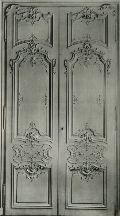 Hôtel du Président Bouhier : Grand salon, détail des vantaux de porte