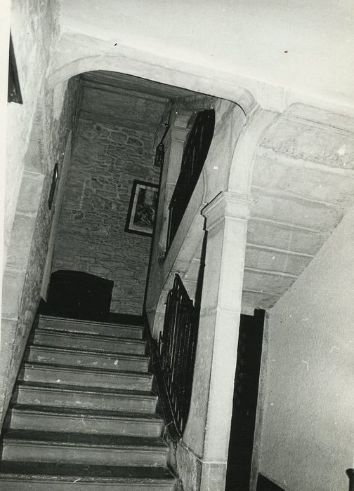 Hôtel Petit de Ruffey : Escalier, vue partielle