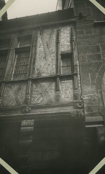 Maison dite Maison Millière : Façade sur rue, vue partielle