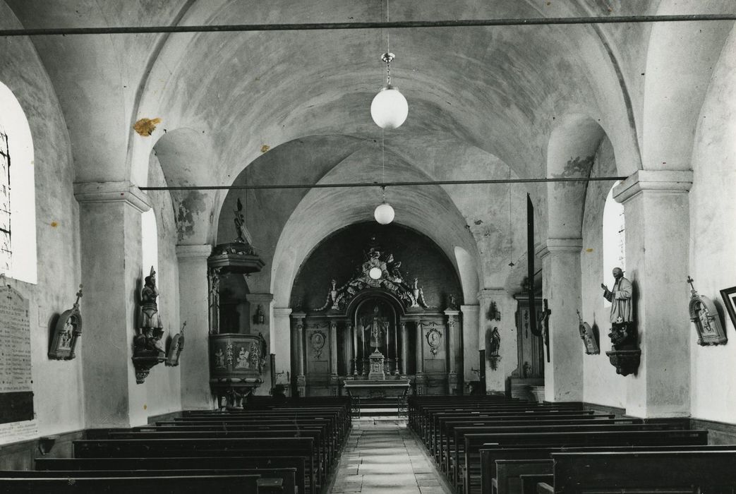 Eglise Saint-Léger : Nef, vue générale