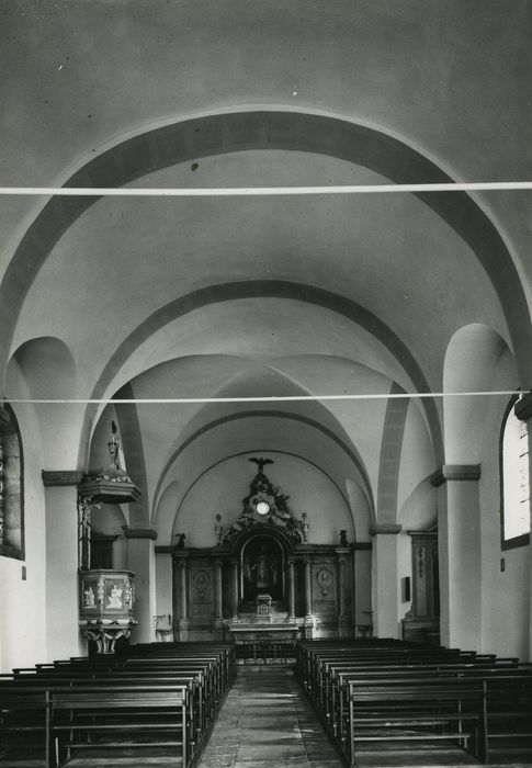 Eglise Saint-Léger : Nef, vue générale