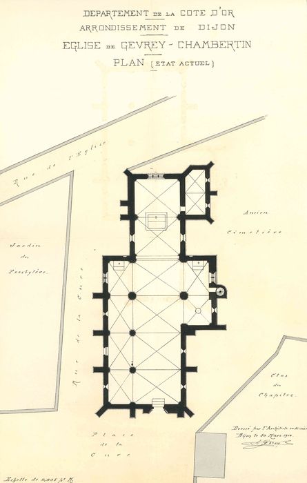 Eglise : Plan, vue générale