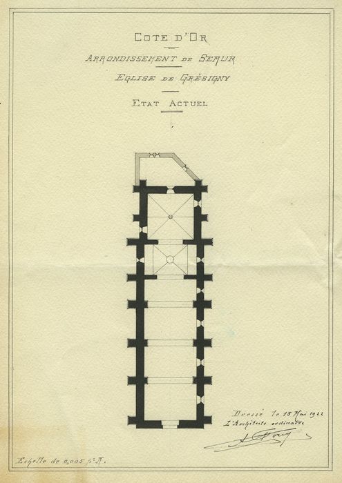 Eglise : Plan, vue générale