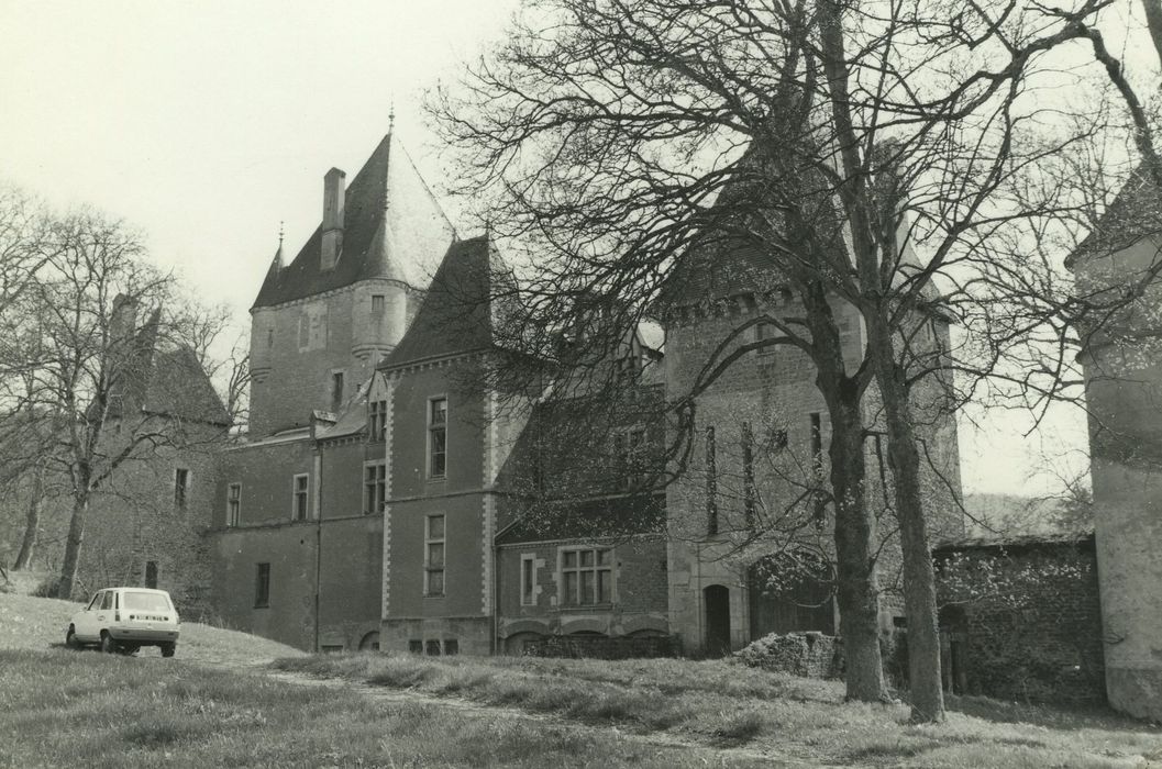 Château de Coraboeuf : Ensemble nord, vue générale